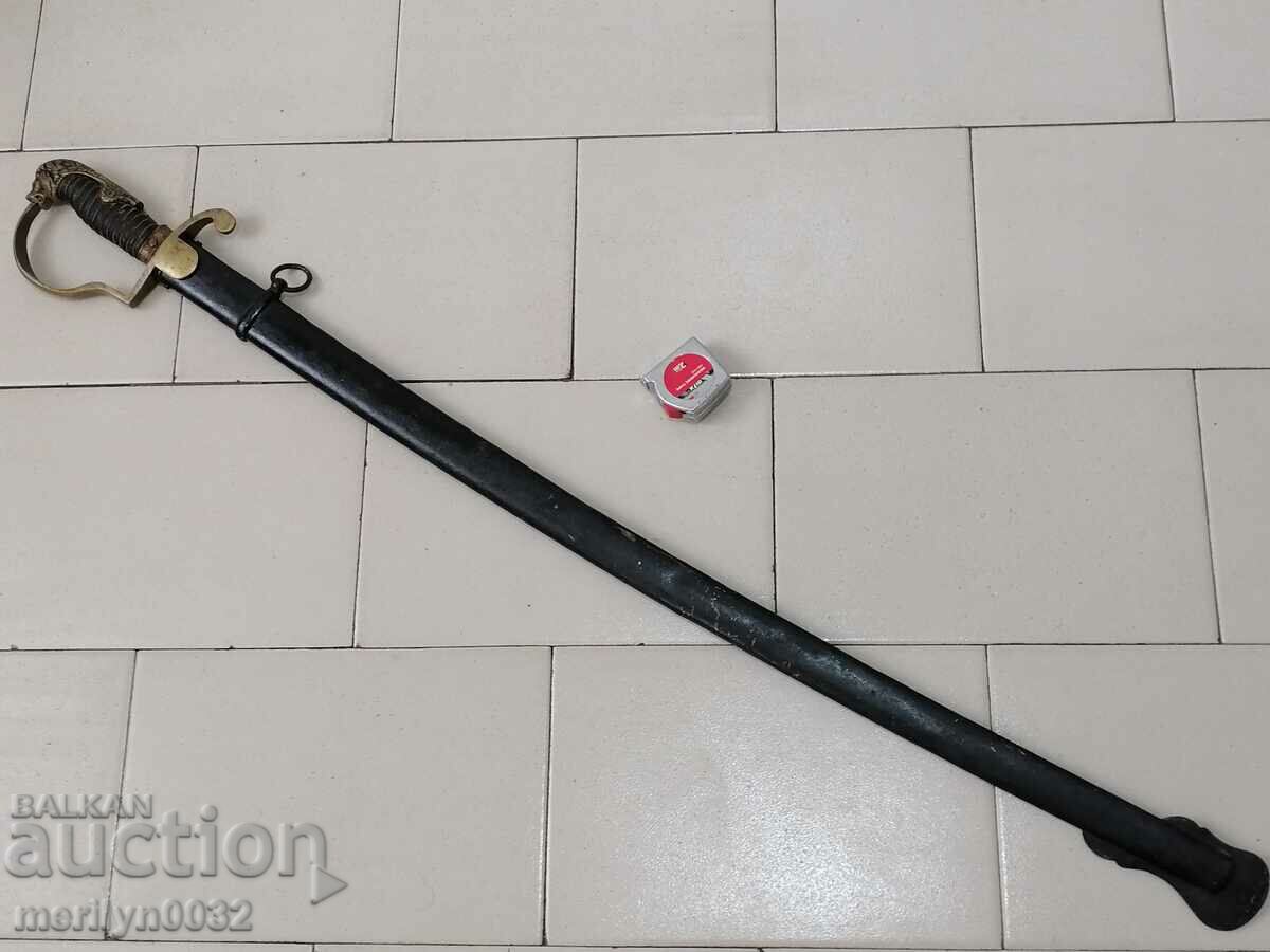 Bulgarian combat non-commissioned officer saber with kanya checkers sword palash - 6 Bulgarian combat non-commissioned officer saber with kanya checkers sword palash - 6