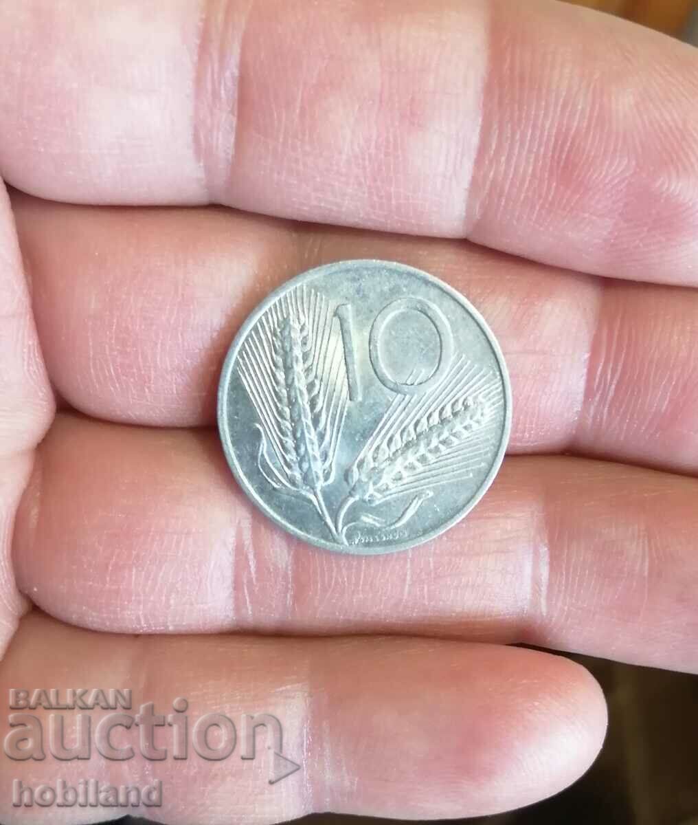 10 lire Italia 1956