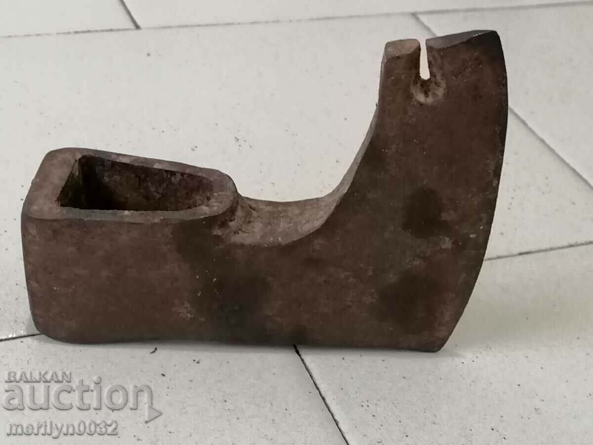 Auction Old ax, axe, saber blade wrought iron Auction Old ax, axe, saber blade wrought iron