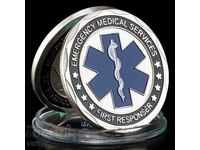 Coin emergency ambulance doctor paramedic