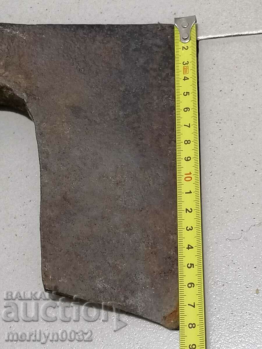 Old ax, axe, saber blade wrought iron - 5 Old ax, axe, saber blade wrought iron - 5