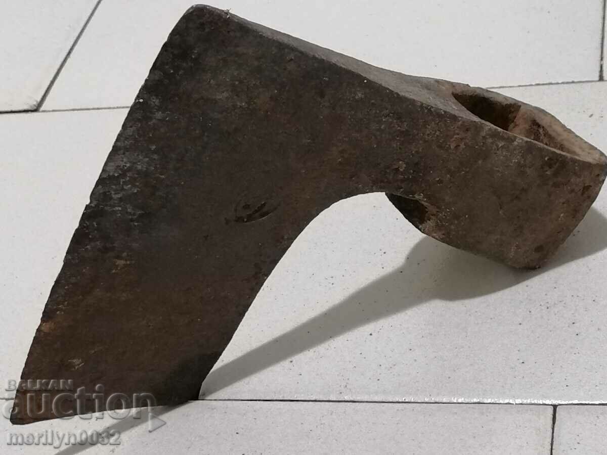 Old ax, axe, saber blade wrought iron - 7 Old ax, axe, saber blade wrought iron - 7