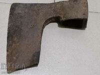 Old ax, axe, saber blade wrought iron
