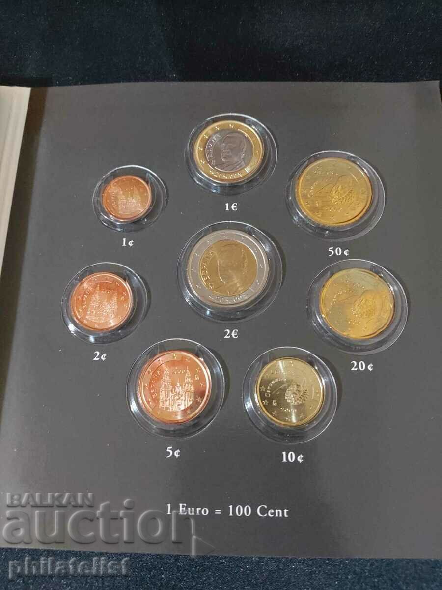 Complete set - Spain in pesetas 1992-1999 and Euro series with price 44.00 BGN | € 22.50
