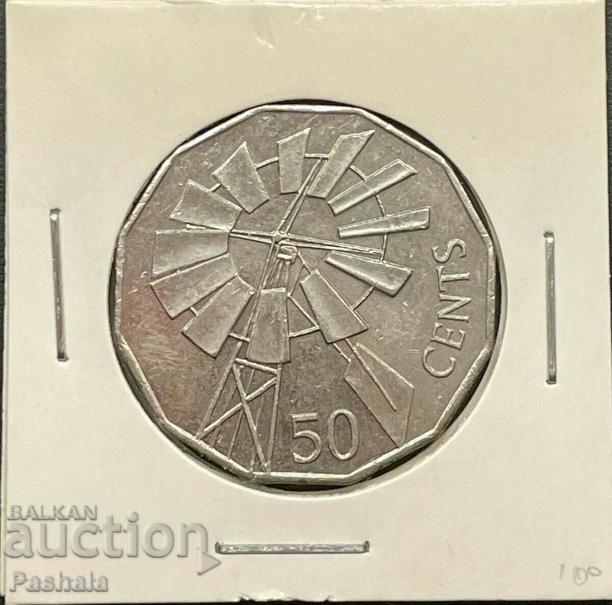 Австралия 50 цента 2002 г.