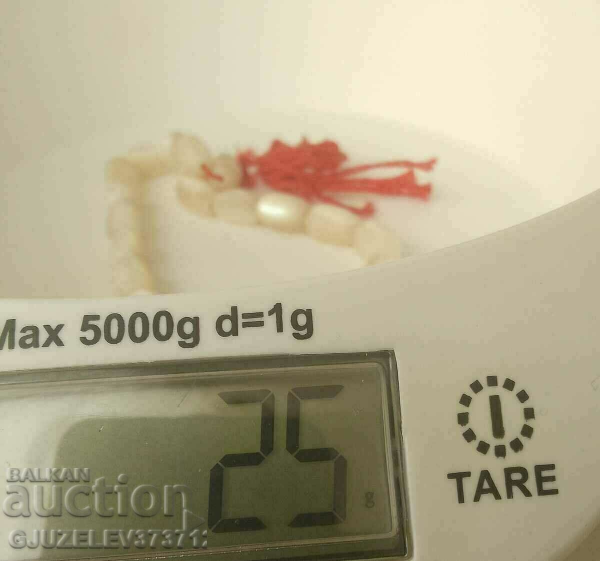 Old mother-of-pearl rosary with price 129.00 BGN | € 65.96 Old mother-of-pearl rosary with price 129.00 BGN | € 65.96