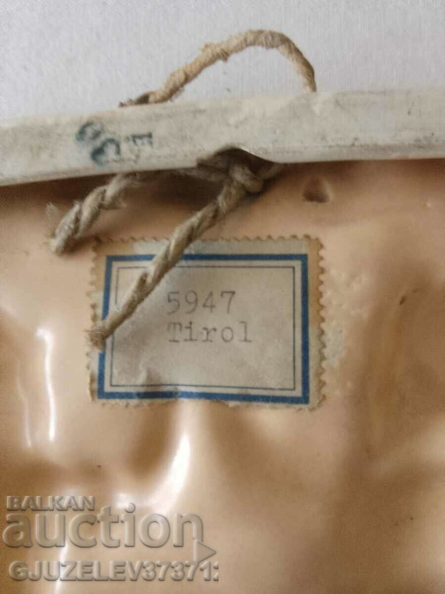 Antique Rare Collectible Wall Plaque Austria Tyrol - 5