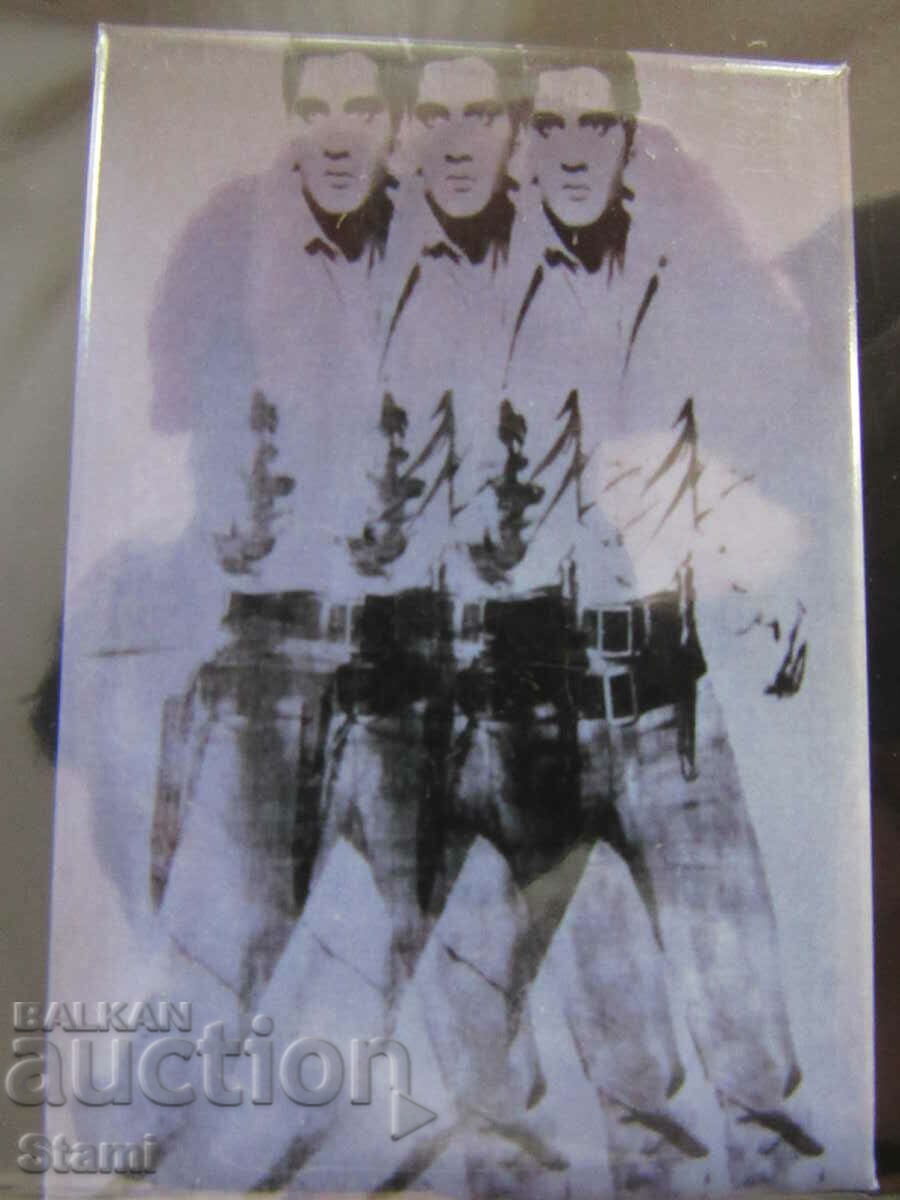 Metal magnet from London - Elvis Presley, UK - with price 11.50 BGN | € 5.88