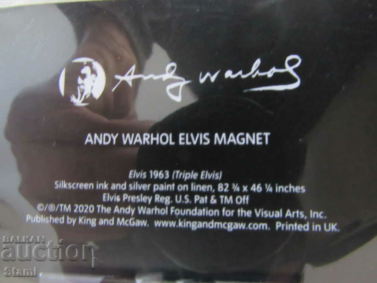 Delivery of Metal magnet from London - Elvis Presley, UK -