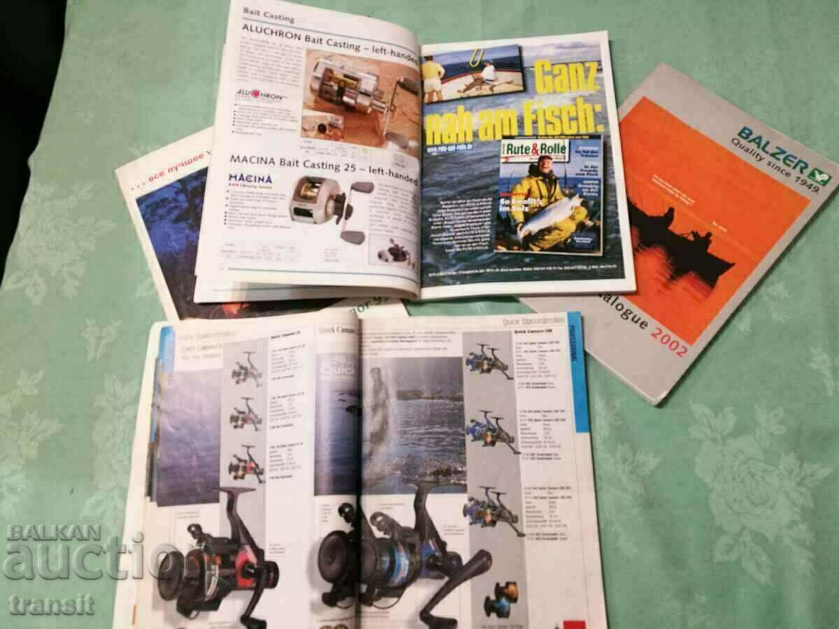 Delivery of Fishing Catalogs 1998 Balzer,Dam,Sheaksper. Delivery of Fishing Catalogs 1998 Balzer,Dam,Sheaksper.