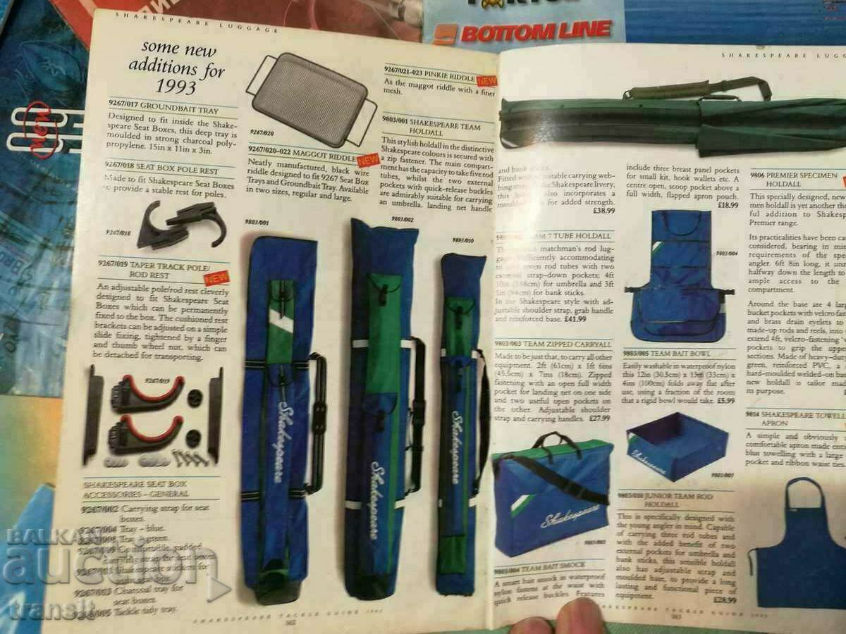 Fishing Catalogs 1998 Balzer,Dam,Sheaksper. - 6 Fishing Catalogs 1998 Balzer,Dam,Sheaksper. - 6