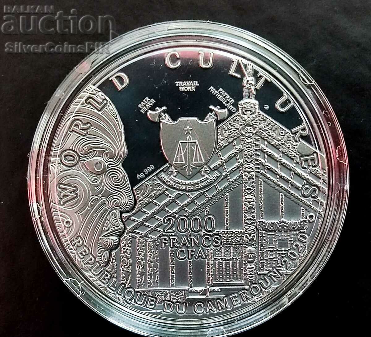 Delivery of Silver 2 Oz Haka World Cultures 2020