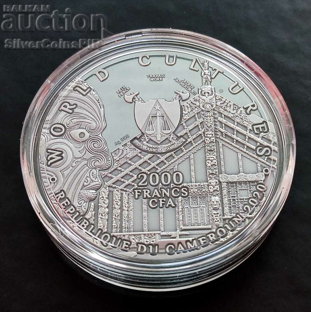 Silver 2 Oz Haka World Cultures 2020 - 5