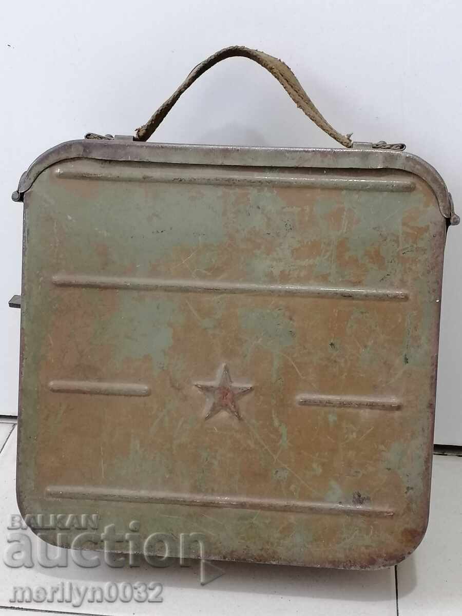 Box for cartridges, cartridge box for machine gun Maxim USSR