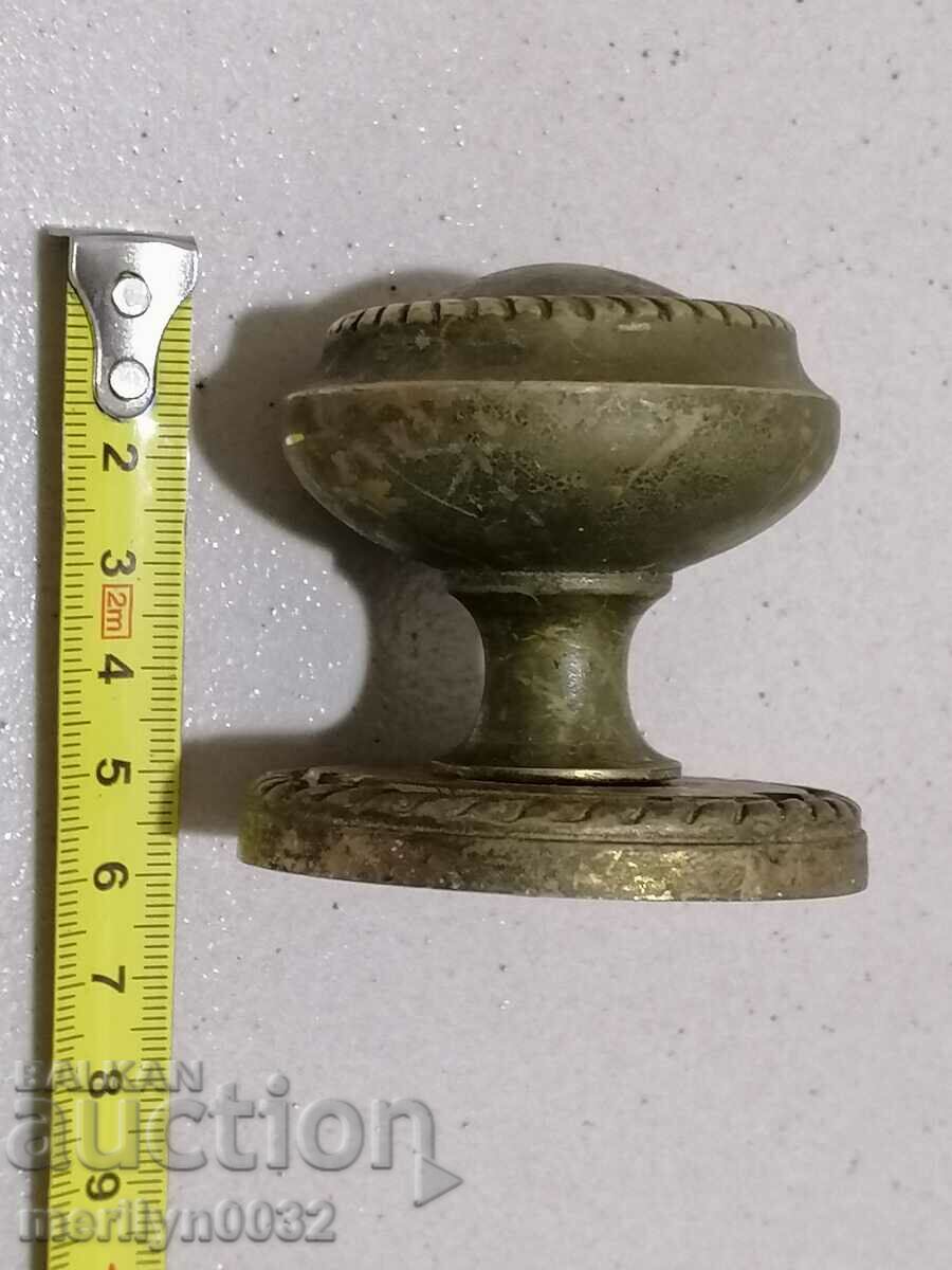 Old door handle bronze lock hardware - 5