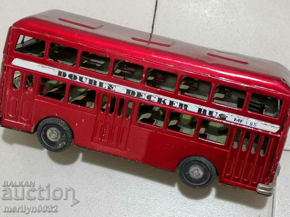 Children's tin toy bus, car, stroller - 6 Children's tin toy bus, car, stroller - 6