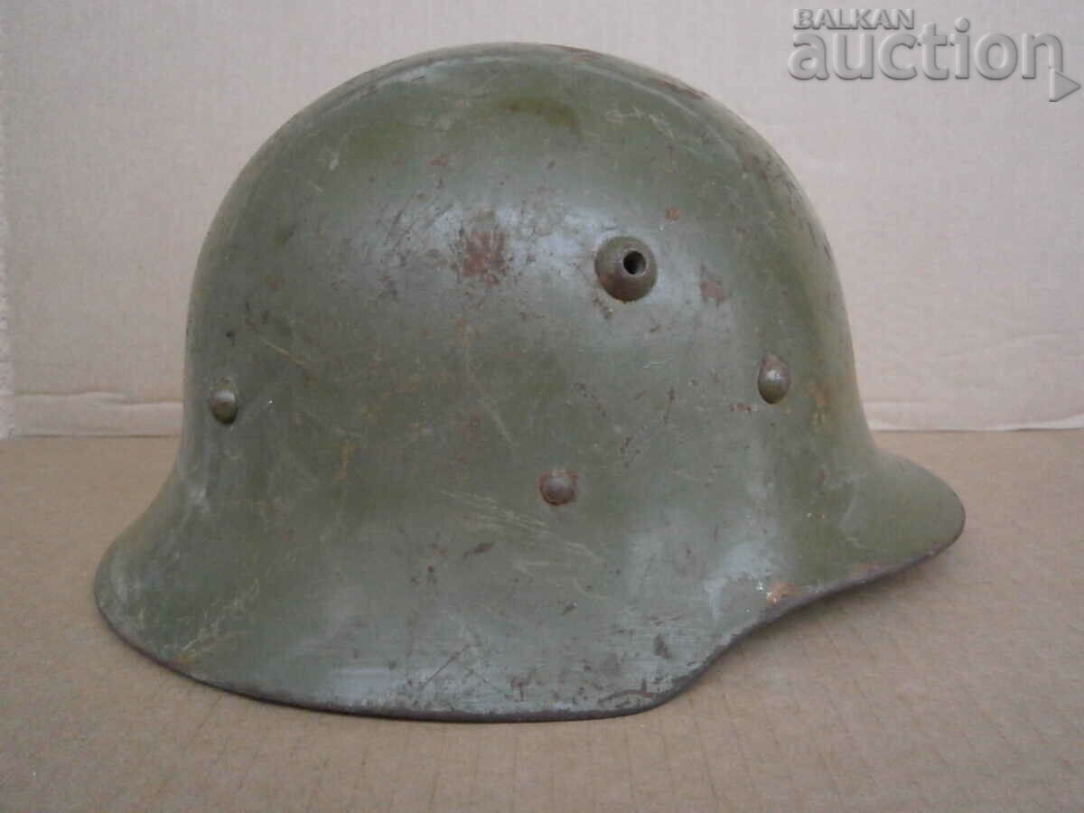 Licitație cască veche margine pliată M36 M36 ARMATA BULGARĂ