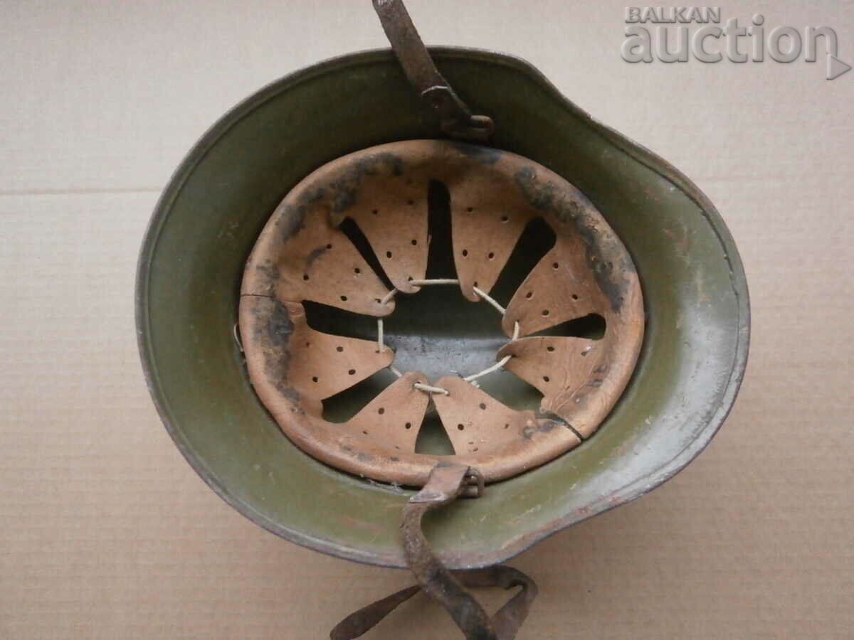 cască veche margine pliată M36 M36 ARMATA BULGARĂ - 5