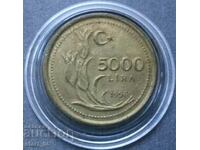 Turcia 5000 lire 1996