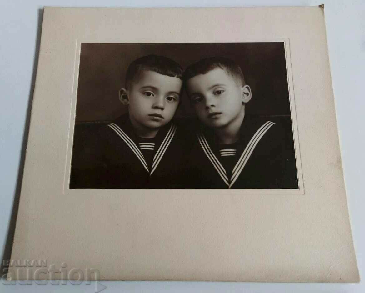 Auction CHILDREN BOY CHILD KINGDOM OF BULGARIA LARGE PHOTO CARDBOARD Auction CHILDREN BOY CHILD KINGDOM OF BULGARIA LARGE PHOTO CARDBOARD