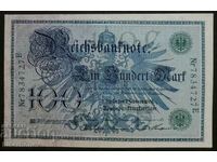 100 марки Германия, 100 mark Germany, 1908 г. UNC