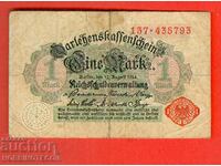 GERMANY GERMANY 1 Stamp - issue - issue 1914 RED SEAL