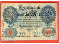 GERMANIA GERMANIA 20 Timbre - emisiune - emisiune 1908