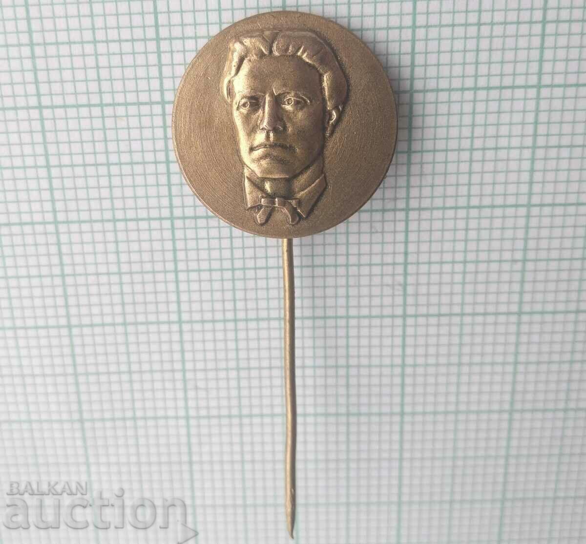 15019 Badge - Vasil Levski with price 3.00 BGN | € 1.53 15019 Badge - Vasil Levski with price 3.00 BGN | € 1.53