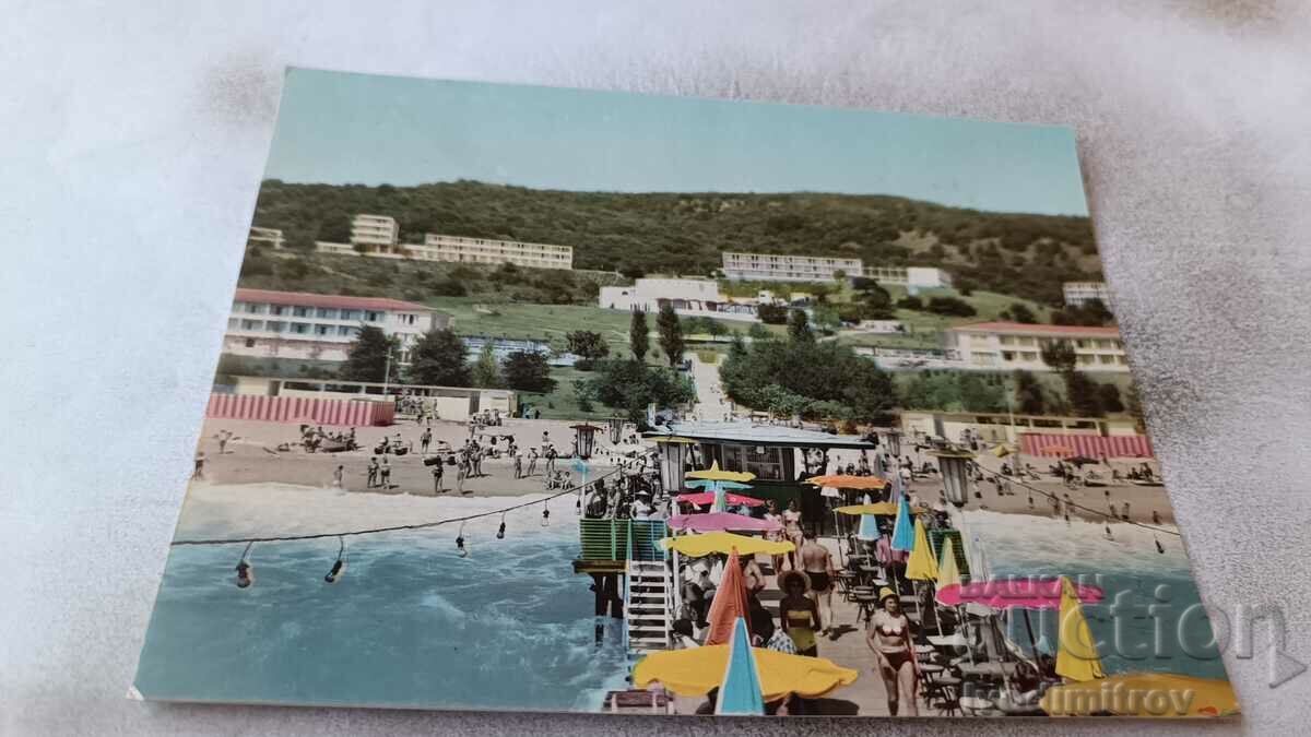 Postcard Golden Sands View 1961