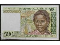 500 francs Madagascar, 500 francs Madagascar, ariari UNC