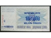 1000000 δηνάρια, 1 εκατομμύριο δηνάρια Βοσνία και Ερζεγοβίνη, 1993
