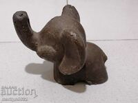 Statueta de cupru, figurina elefant, figurina, figurine, plastic