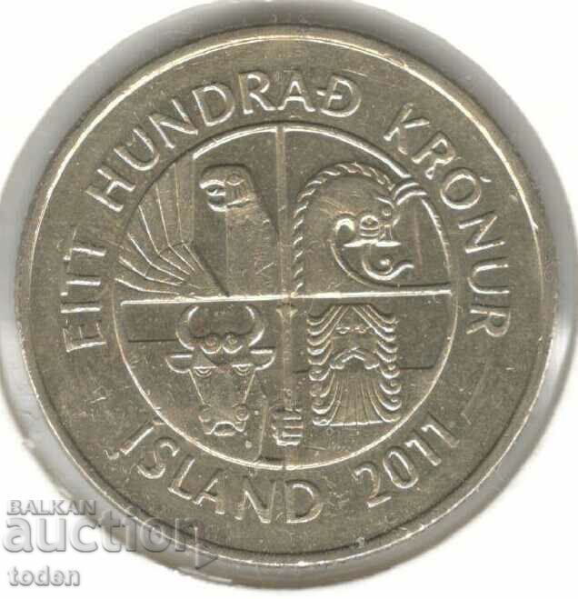 Iceland-100 Krónur-2011-KM# 35