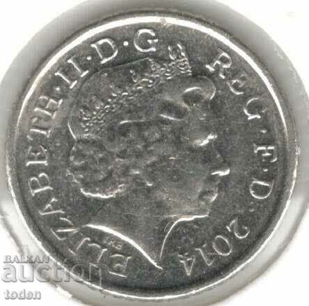 United Kingdom-5 Pence-2014-KM# 1109d-Elizabeth II 4th p. with price 0.50 BGN | € 0.26 United Kingdom-5 Pence-2014-KM# 1109d-Elizabeth II 4th p. with price 0.50 BGN | € 0.26