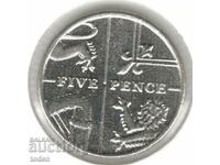 Ηνωμένο Βασίλειο-5 Pence-2014-KM# 1109d-Elizabeth II 4η σελ.