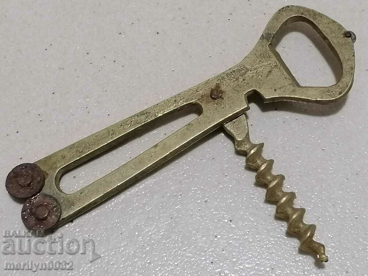 Old bottle opener Kingdom of Bulgaria corkscrew sharpener diamond - 6 Old bottle opener Kingdom of Bulgaria corkscrew sharpener diamond - 6