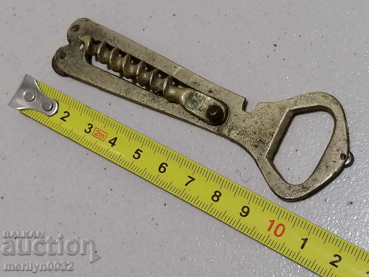 Old bottle opener Kingdom of Bulgaria corkscrew sharpener diamond - 7 Old bottle opener Kingdom of Bulgaria corkscrew sharpener diamond - 7