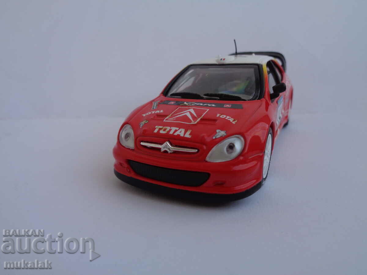 SOLIDO 1/43 CITROEN XSARA WRS RALLY CAR MODEL TOY with price 25.00 BGN | € 12.78