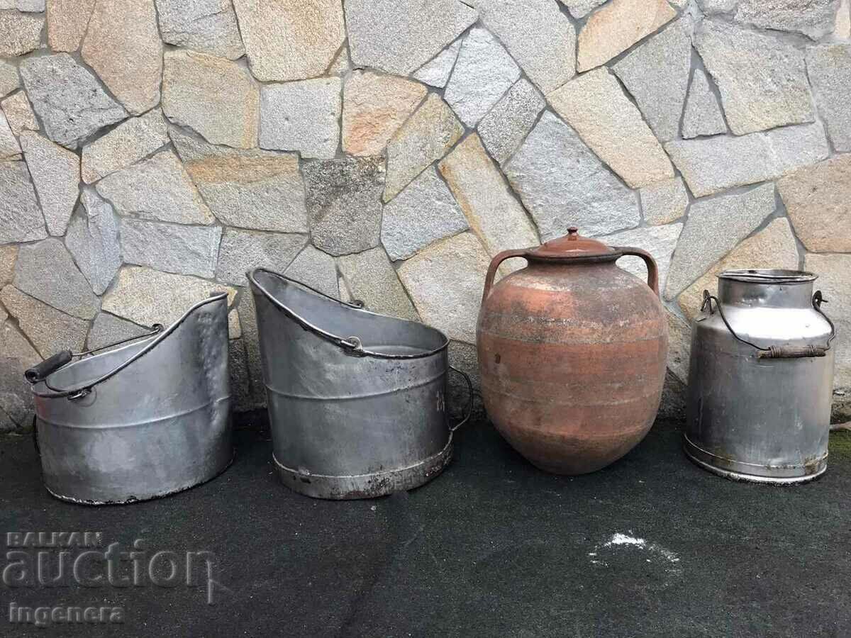 ГЮМ СЪД МЕТАЛ ЗА МЛЯКО МАЛЪК ОТ СОЦА ОКОЛО 8 ЛИТРА - 7 ГЮМ СЪД МЕТАЛ ЗА МЛЯКО МАЛЪК ОТ СОЦА ОКОЛО 8 ЛИТРА - 7