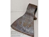 Old ax powerful ax tool wrought iron
