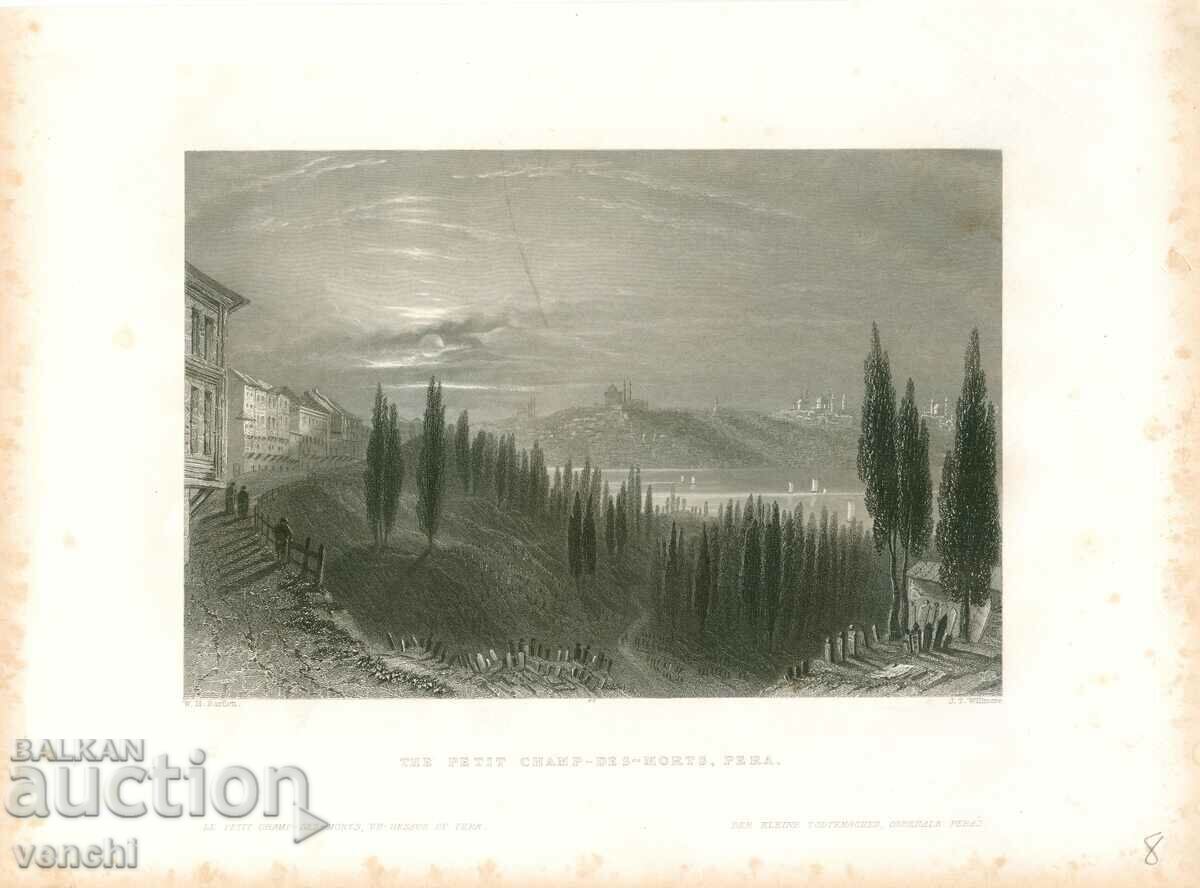 1838 - GRAVURA - BOSFOR - PENE - ORIGINAL