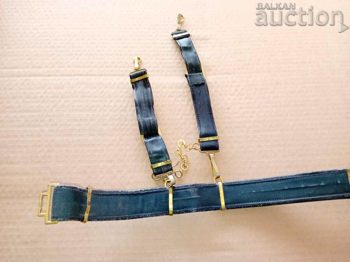 Naval officer belt with dagger brackets - 7 Naval officer belt with dagger brackets - 7