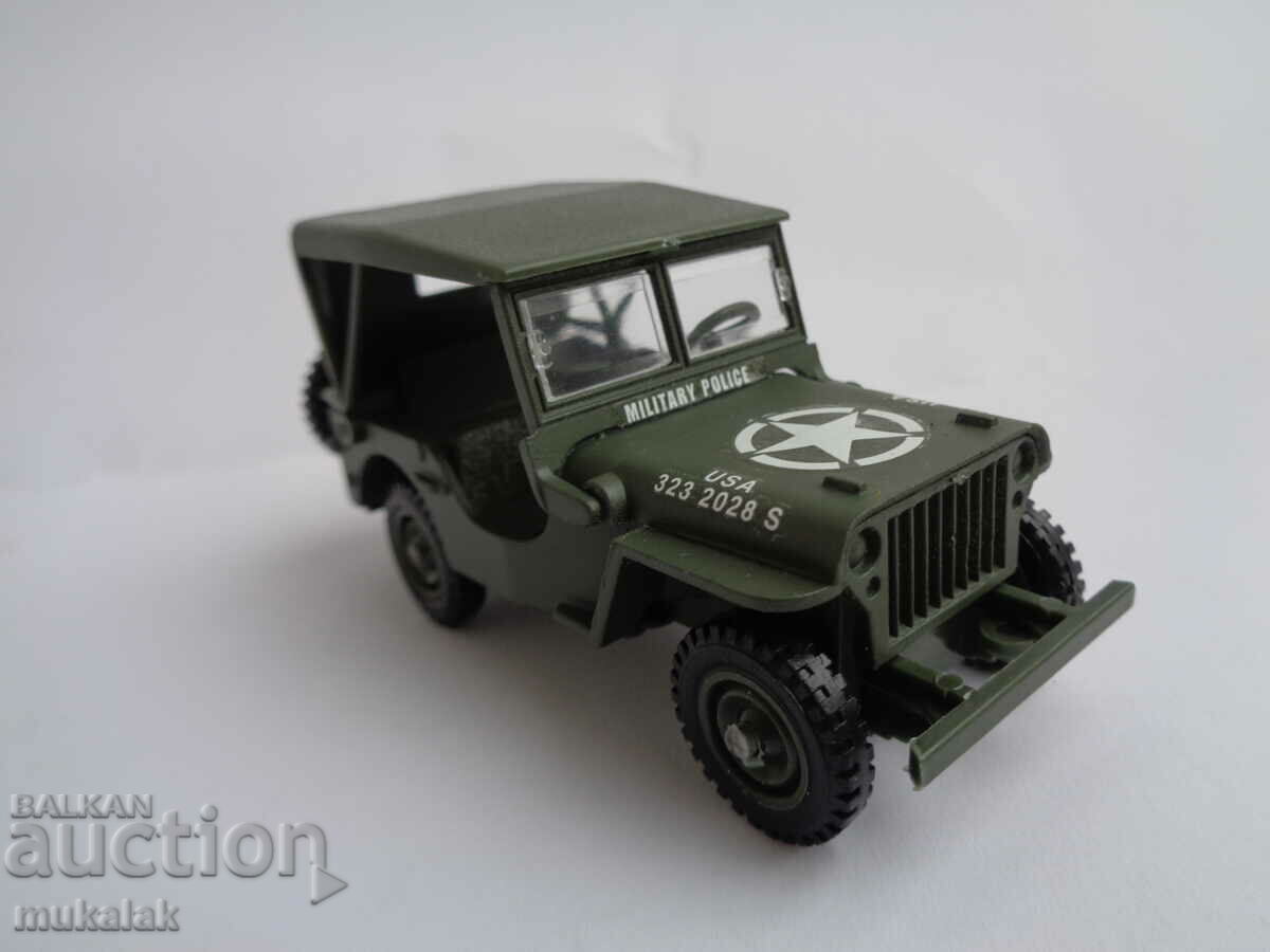 Auction SOLIDO 1/43 JEEP WILLYS TOY TROLLEY MILITARY MODEL JEEP Auction SOLIDO 1/43 JEEP WILLYS TOY TROLLEY MILITARY MODEL JEEP
