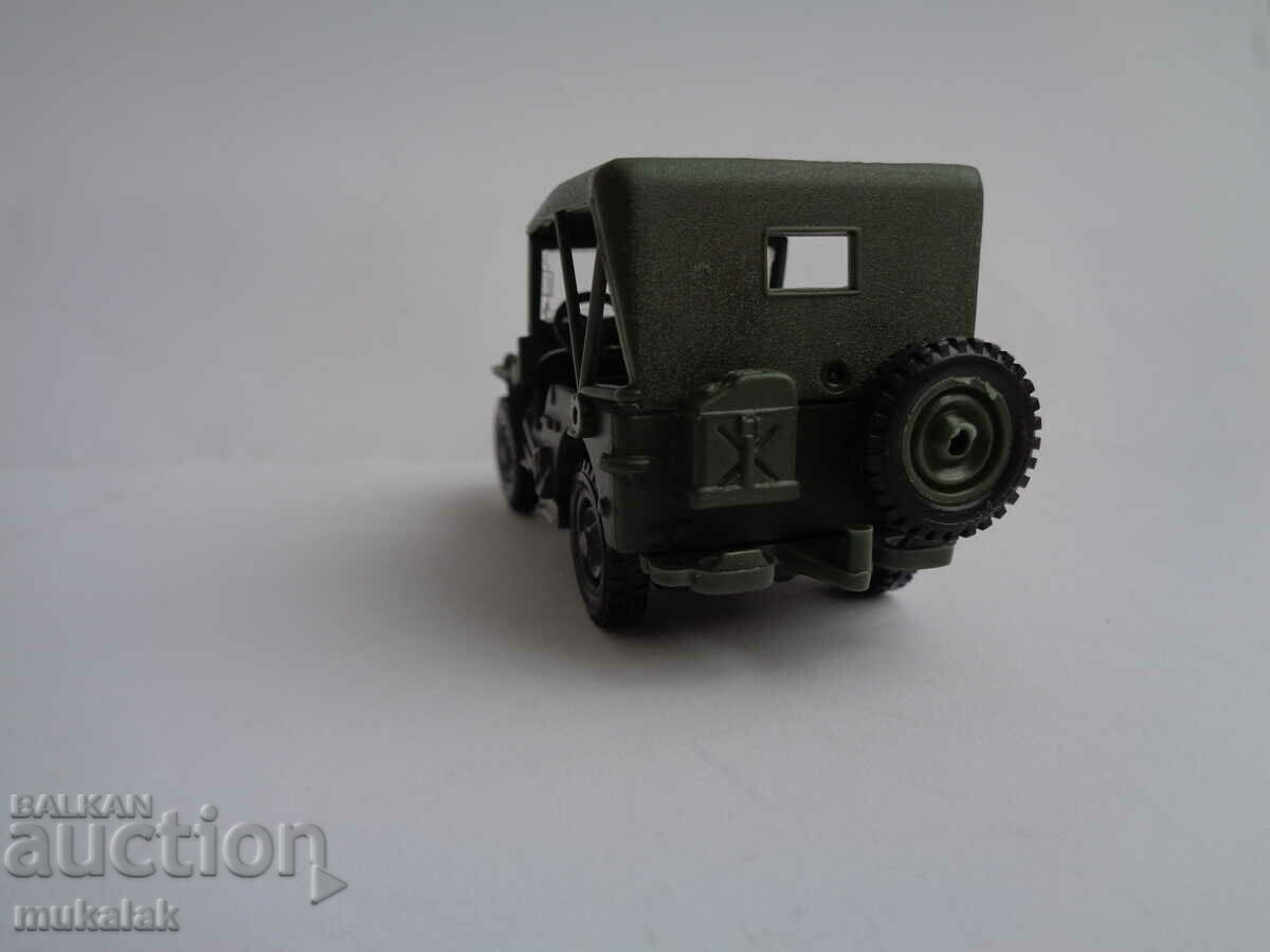 SOLIDO 1/43 JEEP WILLYS TOY TROLLEY MILITARY MODEL JEEP - 5 SOLIDO 1/43 JEEP WILLYS TOY TROLLEY MILITARY MODEL JEEP - 5