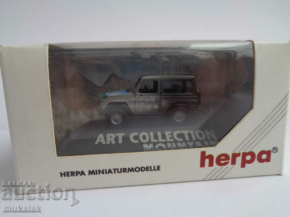 HERPA1:87 H0 MERCEDES BENZ 300 GE JEEP TOY TROLLEY MODEL