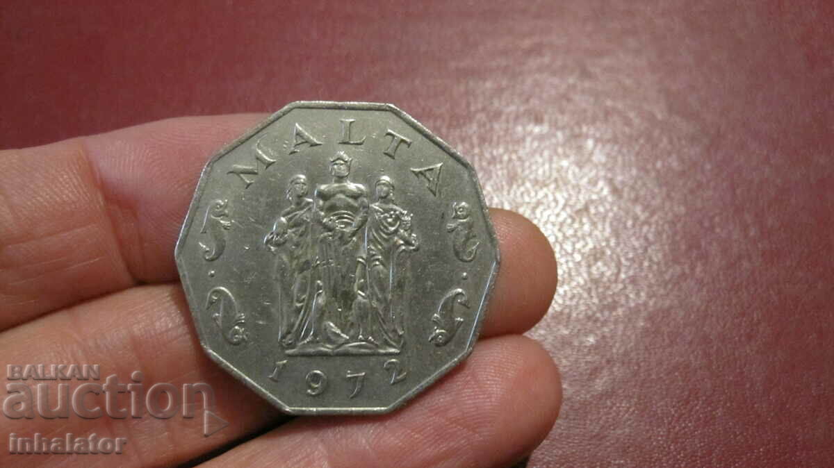 Malta 50 cents 1972