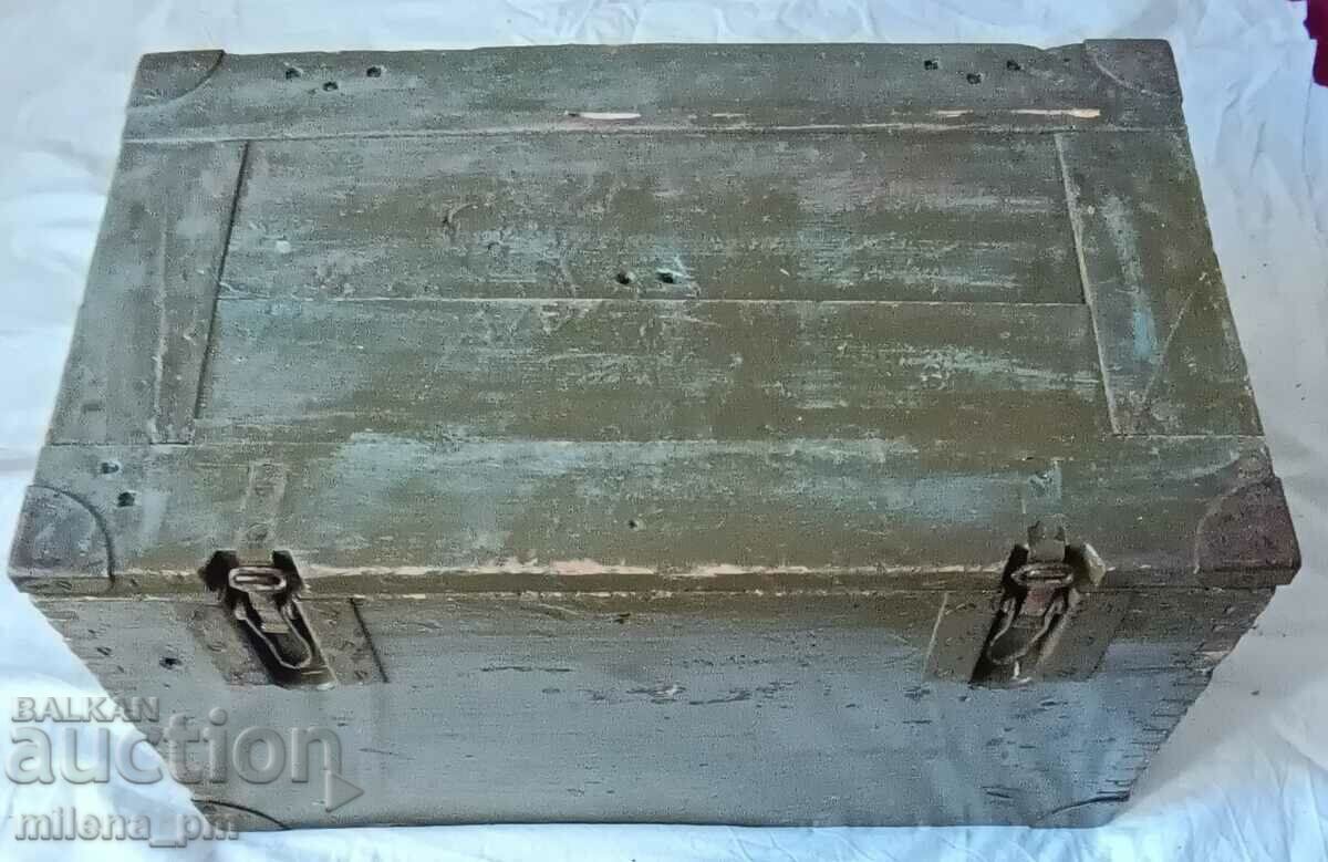 Cufăr vechi de război din lemn - 7 Cufăr vechi de război din lemn - 7