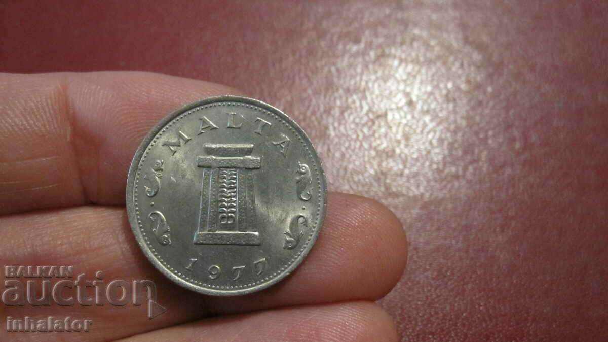 Малта 5 цента 1977 год
