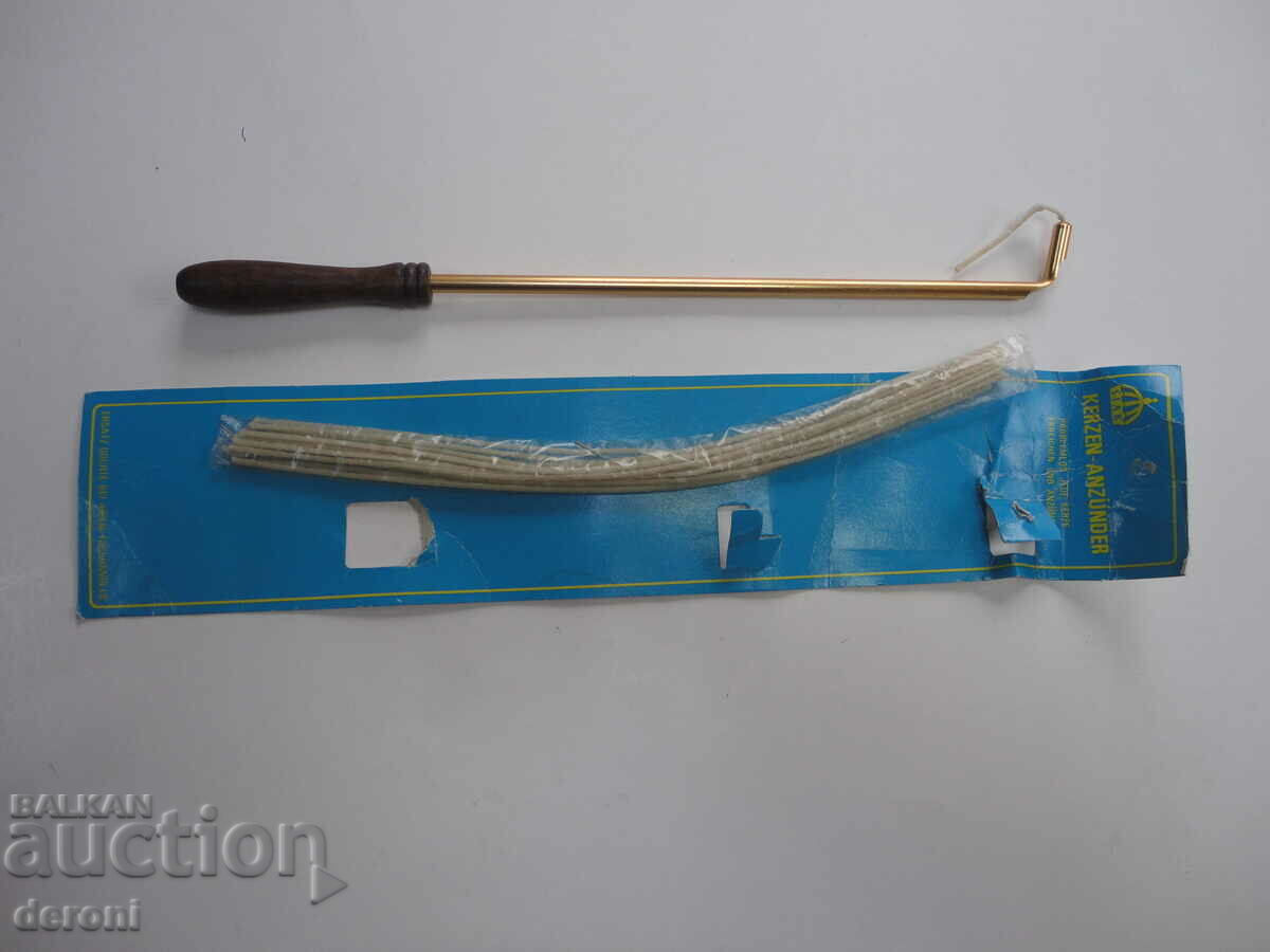 Device for lighting fireplace candles with price 10.00 BGN | € 5.11 Device for lighting fireplace candles with price 10.00 BGN | € 5.11