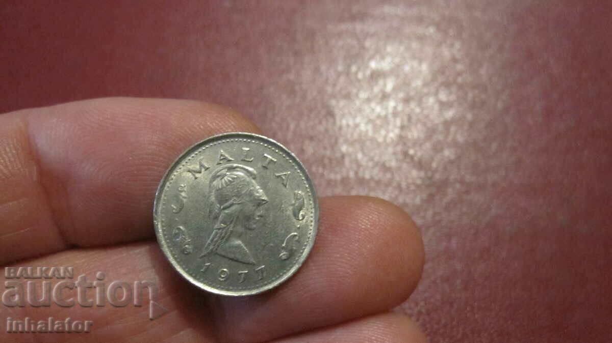 Малта 2 цента 1977 год